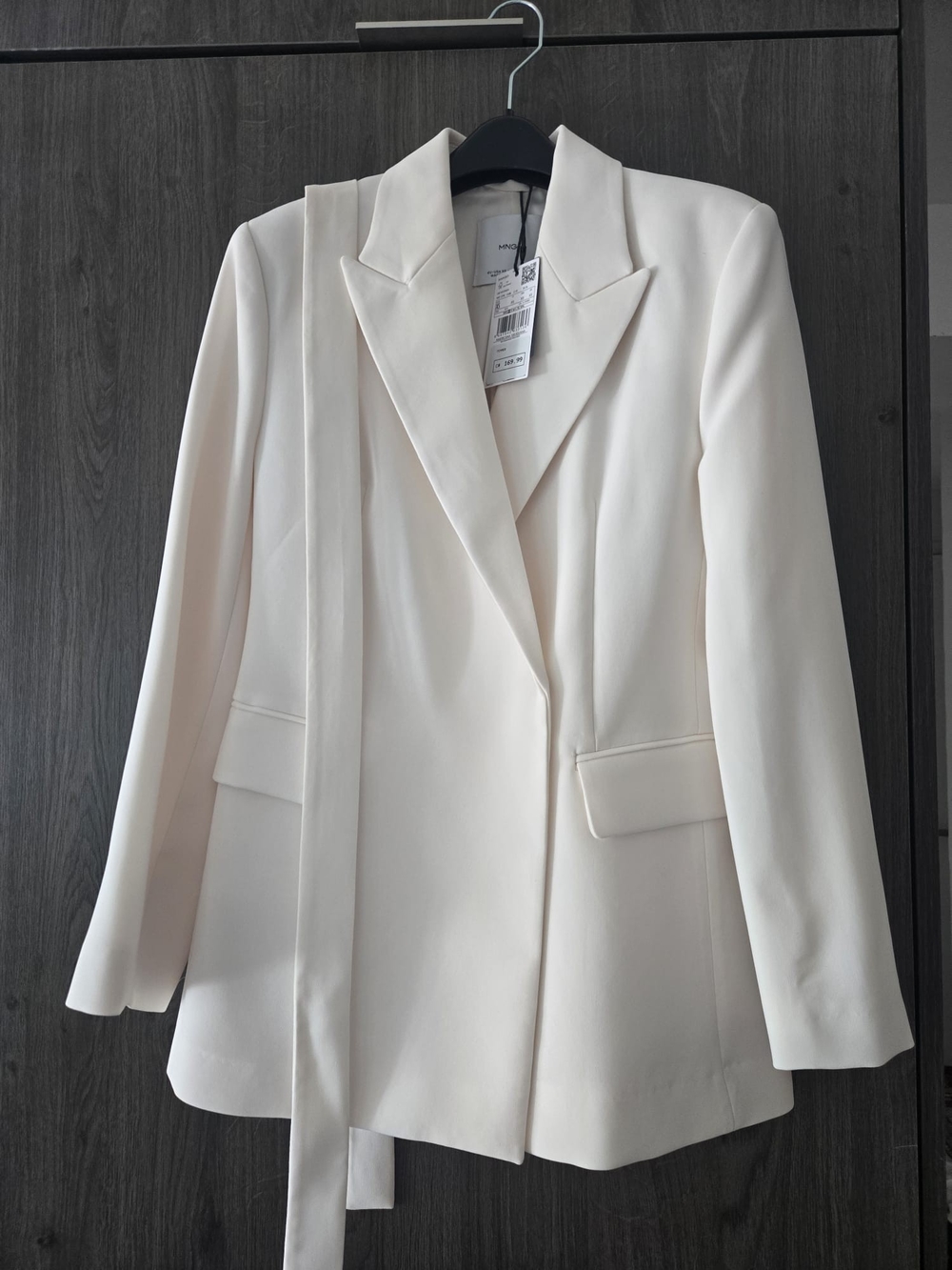 MANGO NWT Vanilla Belted Blazer Suit Set – Blazer XS & Trousers US 6 (Hemmed 29"
